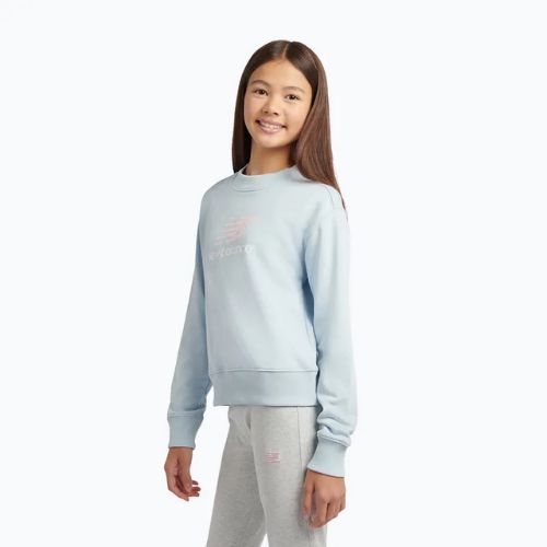 Bluză pentru copii New Balance FT Stacked Logo Crew oxford blue