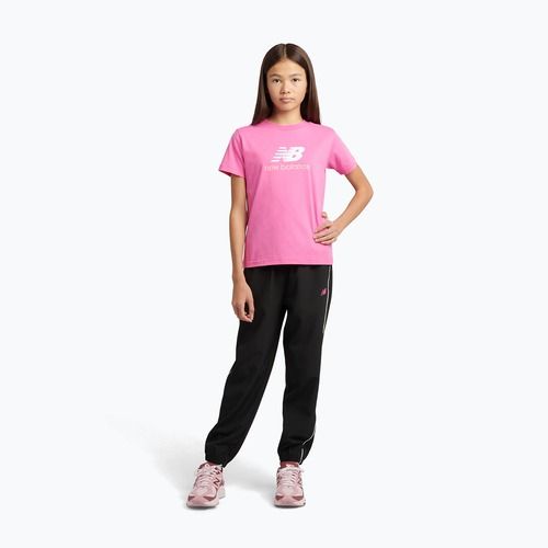 Tricou pentru copii New Balance Jersey Stacked Logo Tee pink satin