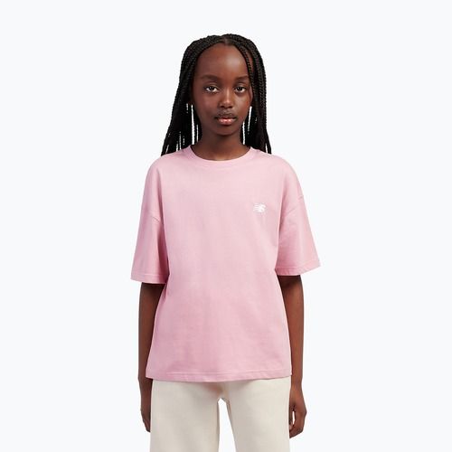 Tricou pentru copii New Balance Jersey Small Logo Tee pink taffy