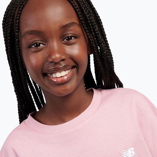 Tricou pentru copii New Balance Jersey Small Logo Tee pink taffy
