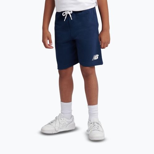 Set pentru copii New Balance Stacked Logo Tee & FT Short nb bright white