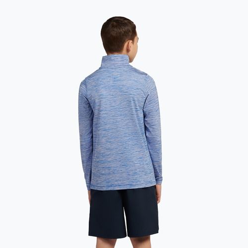 Bluză pentru copii New Balance Athletics Quarter Zip Funnel blue gemstone