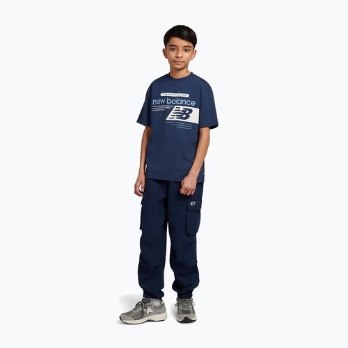 Tricou pentru copii New Balance Authentic Brand Players Graphic Tee nb navy