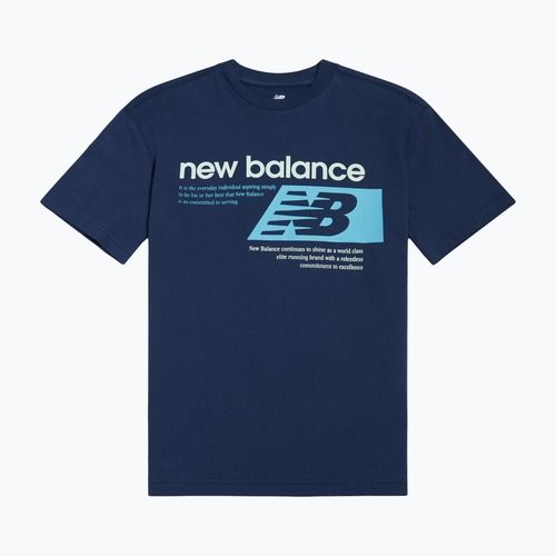 Tricou pentru copii New Balance Authentic Brand Players Graphic Tee nb navy