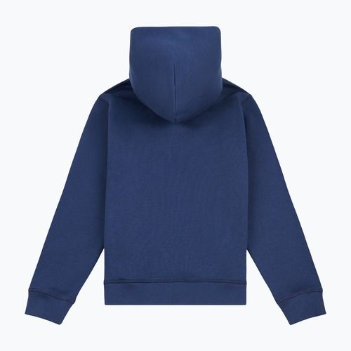 Bluză pentru copii New Balance Brush Back Small Logo Full Zip Hoodie nb navy