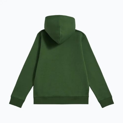 Bluză pentru copii New Balance Brush Back Small Logo Full Zip Hoodie dark alpine green