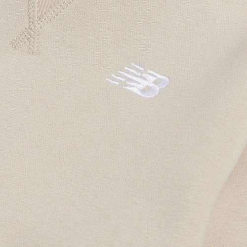 Bluză pentru copii New Balance Brush Back Small Logo Hoodie timberwolf