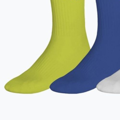 Șosete Mizuno Training With Line 3 perechi lightning yellow/dazzling blue