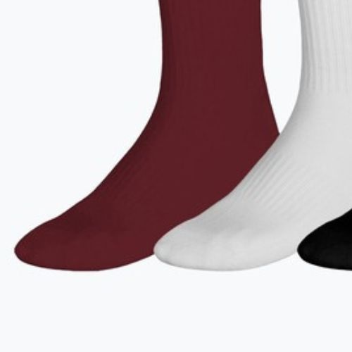 Șosete Mizuno Training With Line 3 perechi sun dried tomato/white/black