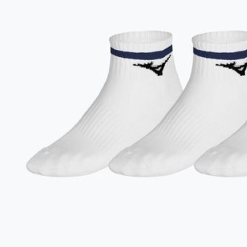 Șosete Mizuno Training Mid With Line 3 perechi white/ultramarine