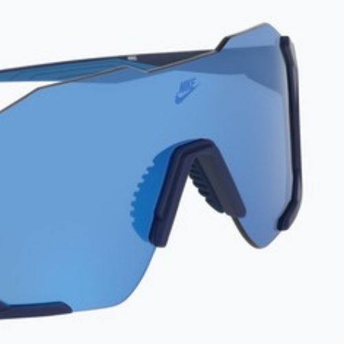 Ochelari de soare Nike Charged Shield matte blue void/blue mirror