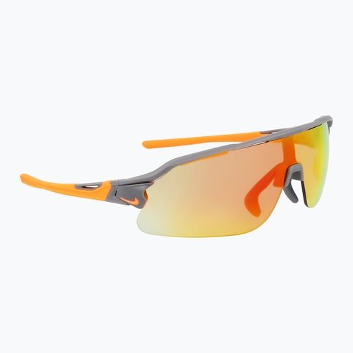 Ochelari de soare Nike Flyfree Shield E matte smoke grey/road orange mirror/ clear