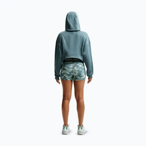 Bluză de antrenament pentru femei Nike Pro Therma-Fit Hoodie mineral slate/white