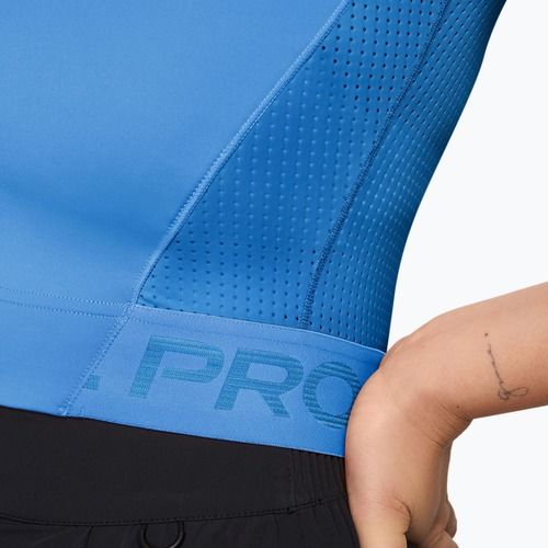Tricou de antrenament pentru femei Nike Pro Dri-Fit university blue/light photo blue/white