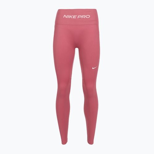 Colanți damă Nike Pro Seamless roz bujor/alb