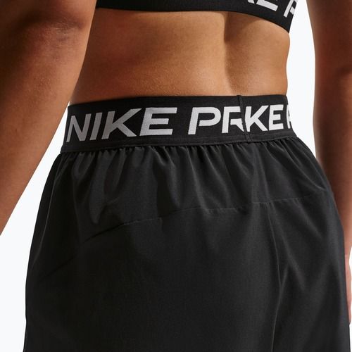 Pantaloni scurți de antrenament pentru femei Nike Pro 2in1 black/white