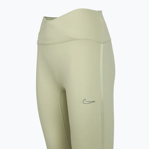 Colanți pentru femei Nike One High-Waisted Seamless olive aura