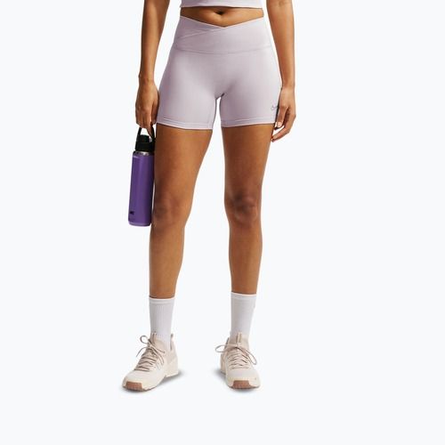 Pantaloni scurți pentru femei Nike One Biker 5" platinum violet