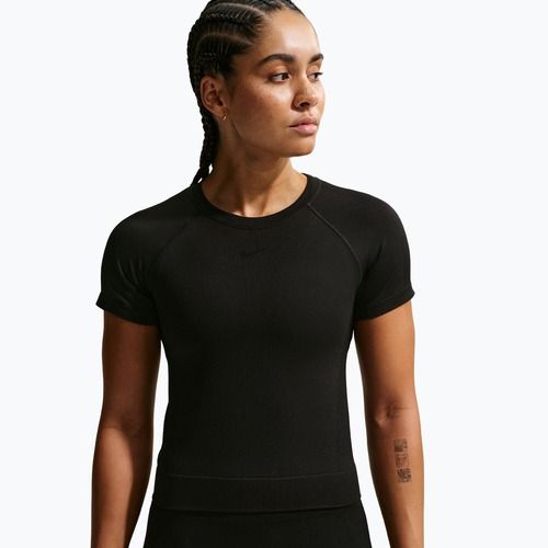 Tricou de antrenament pentru femei Nike Pro Seamless Dri-Fit black