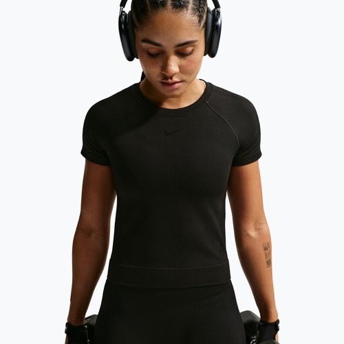 Tricou de antrenament pentru femei Nike Pro Seamless Dri-Fit black