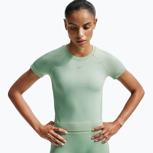 Tricou de antrenament pentru femei Nike Pro Seamless Dri-Fit steam