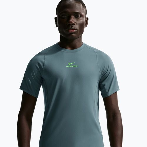 Tricou de antrenament pentru bărbați Nike Pro Training Dri-Fit mineral slate/green strike