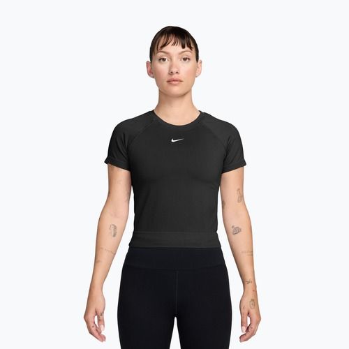 Tricou de antrenament pentru femei Nike Pro Seamless Dri-Fit black/white
