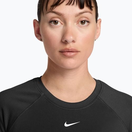 Tricou de antrenament pentru femei Nike Pro Seamless Dri-Fit black/white