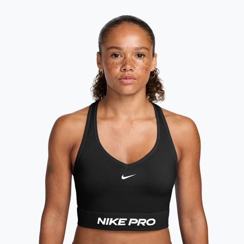 Tricou de antrenament pentru femei Nike Pro Seamless Dri-Fit black/white
