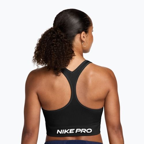Tricou de antrenament pentru femei Nike Pro Seamless Dri-Fit black/white