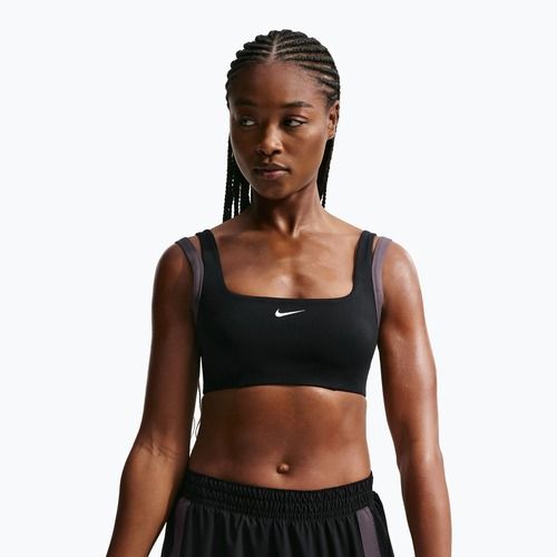 Sutien de antrenament Nike One Light Support black/thunder grey/white