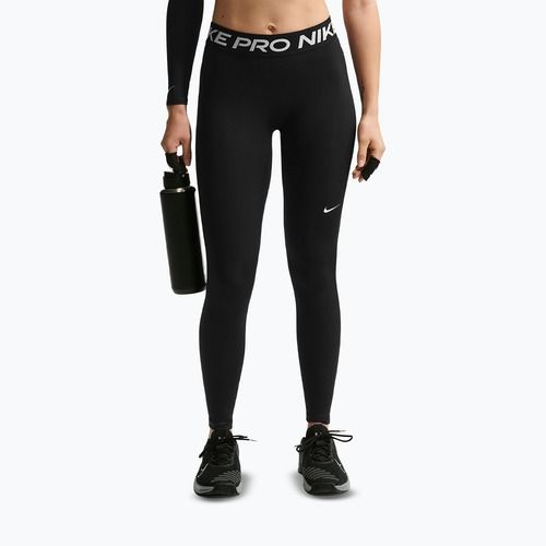 Colanți pentru femei Nike Pro Mid-Rise Full black/white
