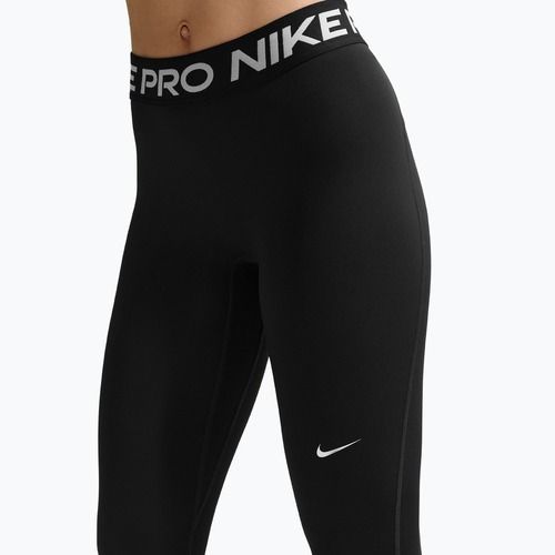 Colanți pentru femei Nike Pro Mid-Rise Full black/white