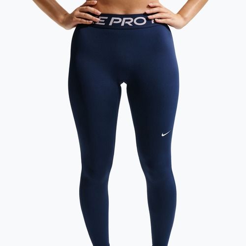 Colanți pentru femei Nike Pro Mid-Rise Full midnight navy/white