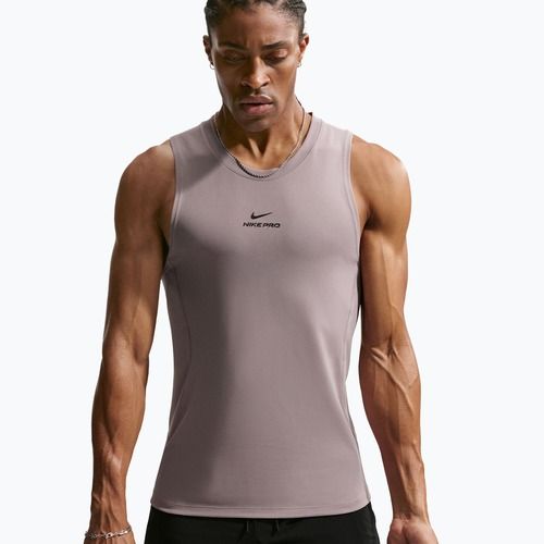 Tricou de antrenament pentru bărbați Nike Pro Training Dri-Fit light violet ore/black