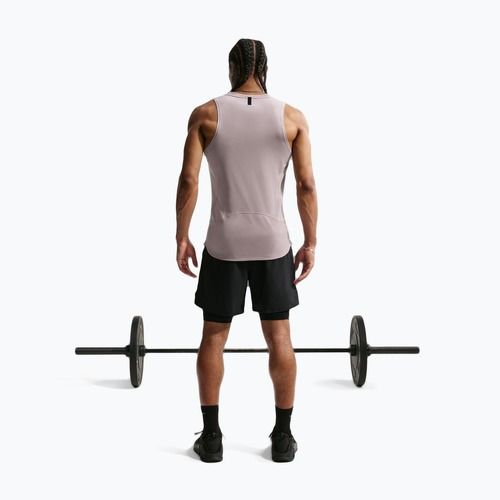 Tricou de antrenament pentru bărbați Nike Pro Training Dri-Fit light violet ore/black