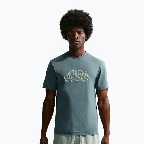 Tricou de antrenament bărbați Nike Hyverse Dri-Fit Training mineral slate/steam