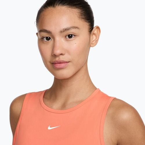 Top de antrenament pentru femei Nike Pro Dri-Fit crimson bliss/white