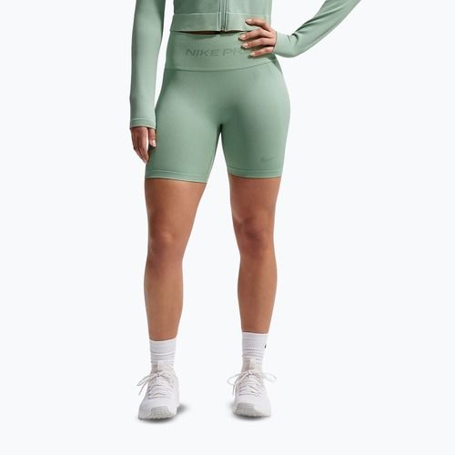 Pantaloni scurți pentru femei Nike Pro Seamless High-Waisted Biker 5" steam
