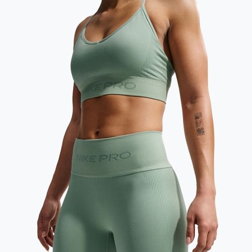 Pantaloni scurți pentru femei Nike Pro Seamless High-Waisted Biker 5" steam