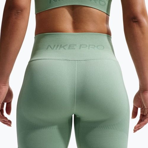 Pantaloni scurți pentru femei Nike Pro Seamless High-Waisted Biker 5" steam