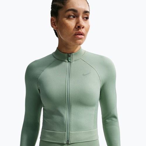 Bluză de antrenament pentru femei Nike Pro Seamless Full Zip Top steam