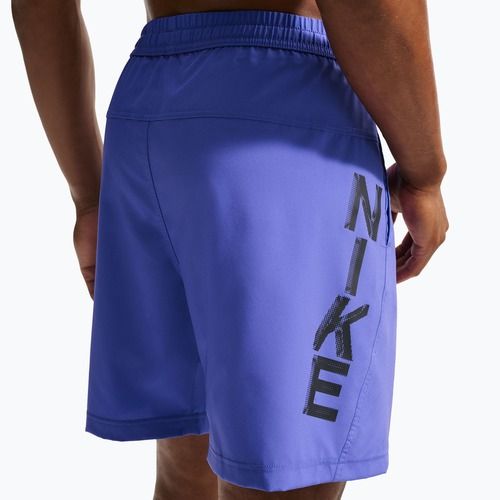 Pantaloni scurți de antrenament pentru bărbați Nike Form Dri-Fit Versatile 7" persian violet/black