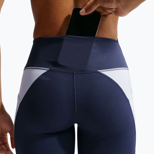 Pantaloni scurți pentru femei Nike One High Waisted Biker 5" midnight navy/hydrogen blue/white