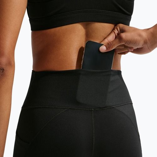 Pantaloni scurți pentru femei Nike One High Waisted Biker 5" black/black/white