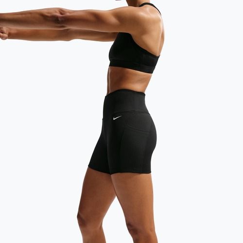 Pantaloni scurți pentru femei Nike One High Waisted Biker 5" black/black/white