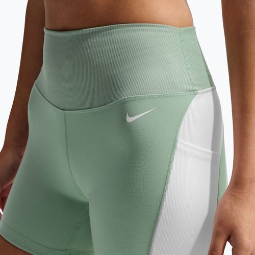 Pantaloni scurți pentru femei Nike One High Waisted Biker 5" steam/white/white
