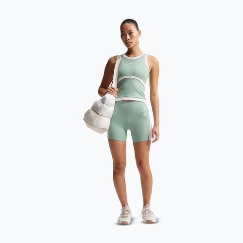 Pantaloni scurți pentru femei Nike One High Waisted Biker 5" steam/white/white