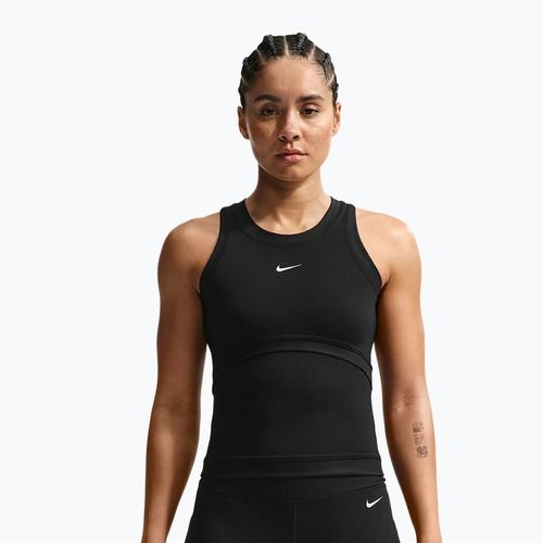 Tricou de antrenament pentru femei Nike One Dri-Fit black/black/white
