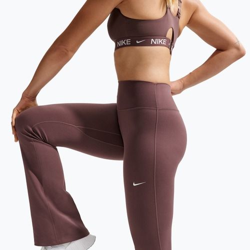 Colanți pentru femei Nike One High Waisted Flared tattoo/white
